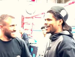 фото - Ломаченко столкнулся со Стивенсоном в зале Лас-Вегаса — видео