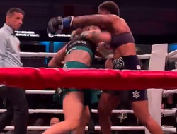 фото - Пятая победа Крис Сайборг в боксе: видео 