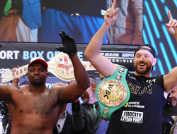 фото - Тайсон Фьюри и Диллиан Уайт прошли официальное взвешивание: видео