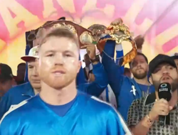 фото - Канело отобрал титул у Скулла