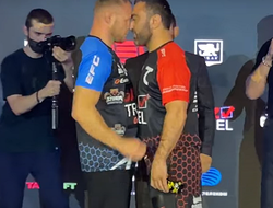 фото - Шлеменко и Гусейнов прошли взвешивание перед боем. Обстановка накалена — видео