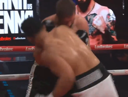 фото - Спарринг-партнёр Усика улетел в тяжёлый нокаут: жуткое видео