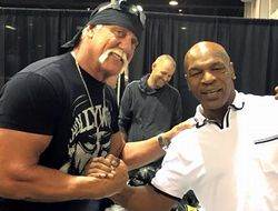 фото - Кадр дня: «расисты» и кореша Халк Хоган и Майк Тайсон