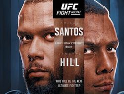 фото - Прямая трансляция Тиаго Сантос – Джамал Хилл. Смотреть онлайн UFC on ESPN 40