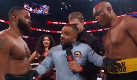 Экс-чемпионы UFC Силва и Вудли подрались по правилам бокса: видео