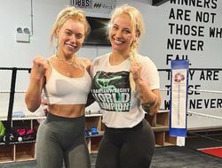 фото - Британская порнозвезда и подруга Эбани Бриджес поколотила звезду TikTok: видео