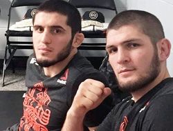 фото - Реакция Хабиба Нурмагомедова на победу Махачева в бою с Мойзесом — видео