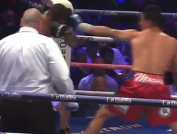 фото - Базинян едва не влетел нокаутом гейткиперу: видео