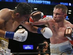 фото - Лучшие моменты боя Карла Фрэмптона и Лео Санта Круса — видео от vRINGe.com