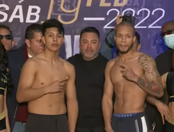 фото - Взвешивание Хайме Мунгиа – Димитриус Баллард: цифры, видео