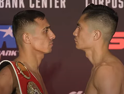 фото - Взвешивание перед главным боем уик-энда: претендент заставил понервничать