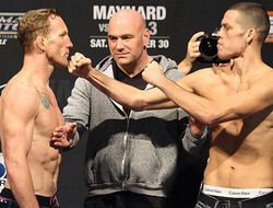 фото - Взвешивание UFC TUF 18 Finale: Грэй Мэйнард – Нэйт Диас