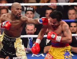 фото - Мэйуэзер: «Пакьяо никогда не был на моём уровне»