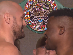 фото - Финальная битва взглядов Фьюри и Нганну перед боем: видео