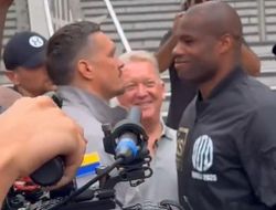 фото - Дюбуа кричал в лицо Усику: видео встречи лицом к лицу в Лондоне