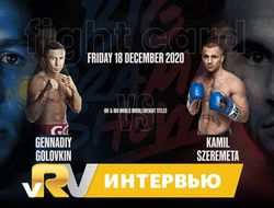 фото - Видео. Пресс-конференция перед боем Головкин–Шеремета (рус. язык)