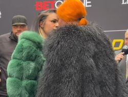 фото - Взвешивание Шилдс и Крюс Дезёрн завершилось дракой. Бой под угрозой срыва: видео