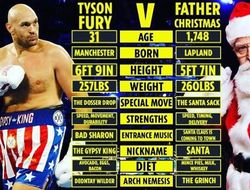 фото - Фьюри вызвал на бой Санта Клауса, Скотт купается голышом, Джокер на дуэли взглядов — соцсети 