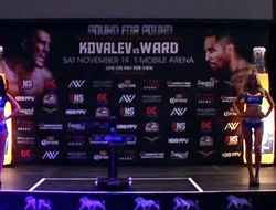 фото - Взвешивание участников вечера бокса Kovalev vs. Ward — трансляция завершена