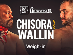 фото - Чисора тяжелее Валлина: результаты и видео взвешивания в Манчестере