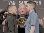 Битвы взглядов перед UFC 267: Ян–Сэндхаген, Махачев–Хукер, Чимаев–Ли и другие — видео