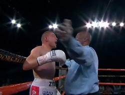 фото - Зацените махач: Кнэпп удосрочил Зыска — видео