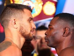 фото - Как Ломаченко и Ригондо взвешивались и глаза в глаза смотрели: видео