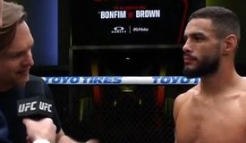 Бонфим нокаутировал Брауна коленом. Все результаты UFC on ESPN 73