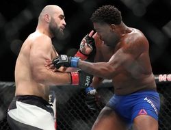 фото - UFC: Шамиль Абдурахимов победил Уолтера Харриса