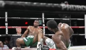 Двойной нокдаун в безумном бою Мартинеса и Джонса: зацените видео