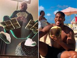 фото - Мэйуэзер с юанями, Джошуа на багги, Пакьяо в зале — видео