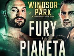 фото - Тайсон Фьюри и Франческо Пьянета рядом: фото со встречи субботних соперников
