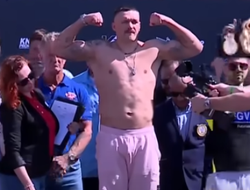 фото - (обновлено) Фьюри тяжелее Усика на 17 кг. Результаты и видео взвешивания