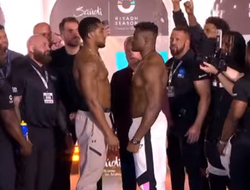 фото - Нганну тяжелее Джошуа: результаты взвешивания в Саудовской Аравии