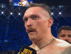 фото - Слова Усика после победы над Дюбуа: о ВСУ, Фьюри и шарах