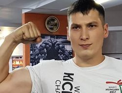 фото - Профессиональный дебют левши-гиганта Изима Избаки из Казахстана: видео боя