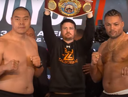 фото - Чжилеи и Джойс прошли взвешивание перед реваншем: результаты, видео