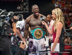 фото - Дионтэй Уайлдер дал имя чемпионскому поясу, ждёт пополнения в семье