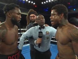 фото - Адамес избил Уильямса и остался с титулом: видео