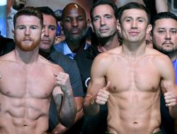 фото - Головкин и Альварес взвесились за 30 дней до боя: результаты