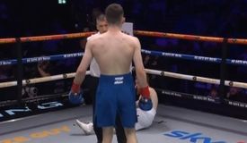 Киношный нокаут из предварительного карда шоу Zuffa Boxing 10: видео