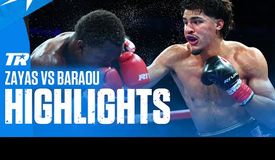 Ксандер Зайас – Абасс Барау. Видео лучших моментов боя за объединение титулов
