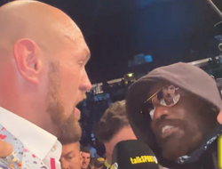 фото - Фьюри и Чисора сцепились перед объективами камер, страшно ругались