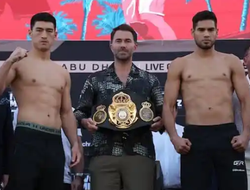 фото - Взвешивание Дмитрия Бивола и Хильберто Рамиреса: чемпион тяжелее