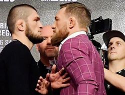 фото - Пресс-конференция Нурмагомедова и Макгрегора: видео и фото первой встречи 