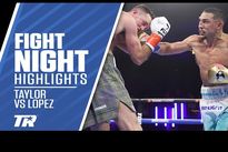 Теофимо Лопес – Джош Тейлор. Видео лучших моментов боя
