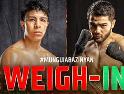 фото - Мунгиа и Базинян взвесились перед боем: результаты, видео