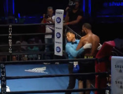 фото - Дичь дня! Боец ударил рефери, тот попытался ответить: видео