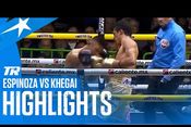 Рафаэль Эспиноса – Арнольд Хегай. Видео лучших моментов боя