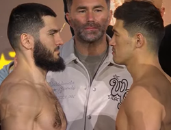 фото - Бетербиев тяжелее Бивола. Результаты и видео взвешивания перед реваншем